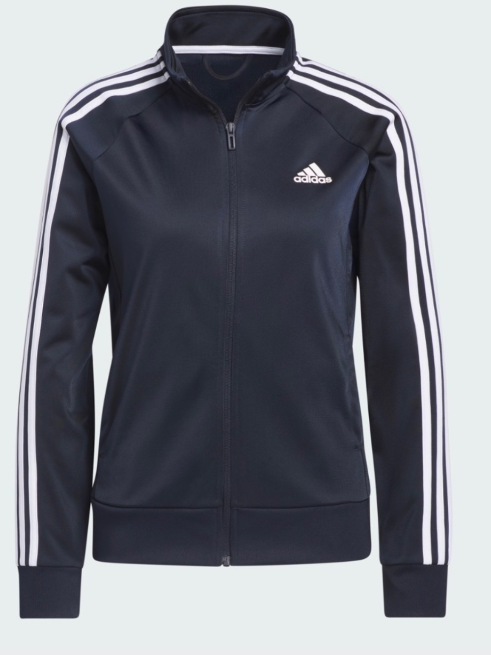 Adidas Track Jacket With A Full Zip